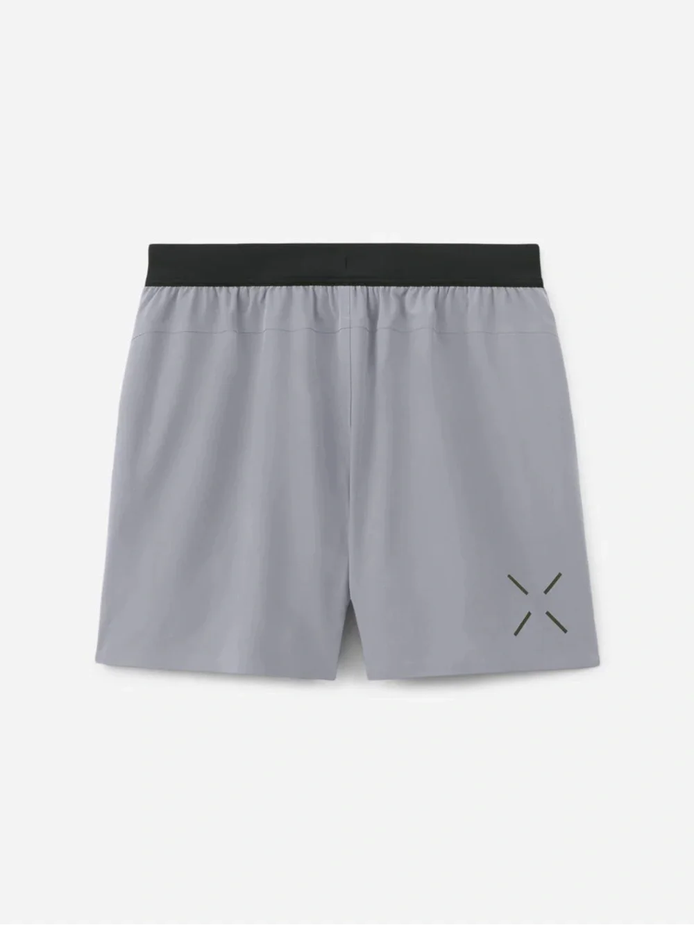 Ten Thousand Men's Lined Interval Shorts Gray W Black Athletic 7” Inseam L Large